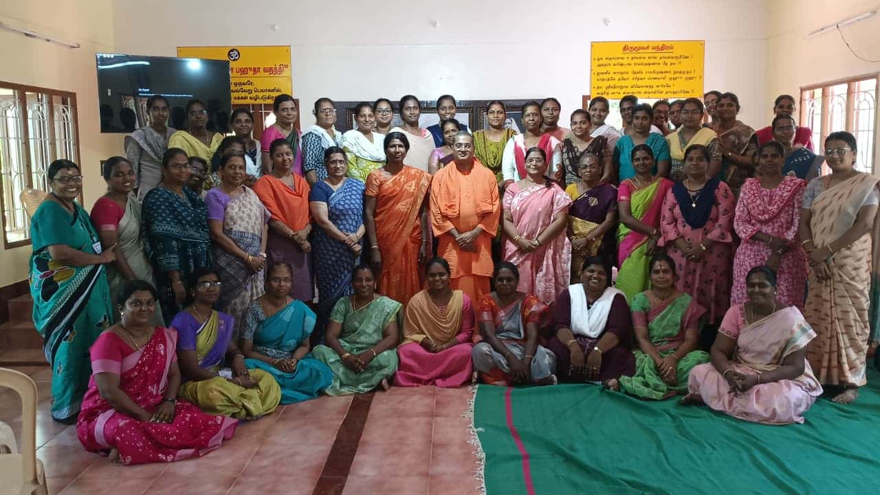 Teacher’s refreshment Programme @ Shri Ramakrishna Math, Konampatti ashram, Sivakasi